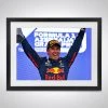 Red Bull Sergio Perez 2021 Azerbaijan GP Podium – James Moy Print Red Bull