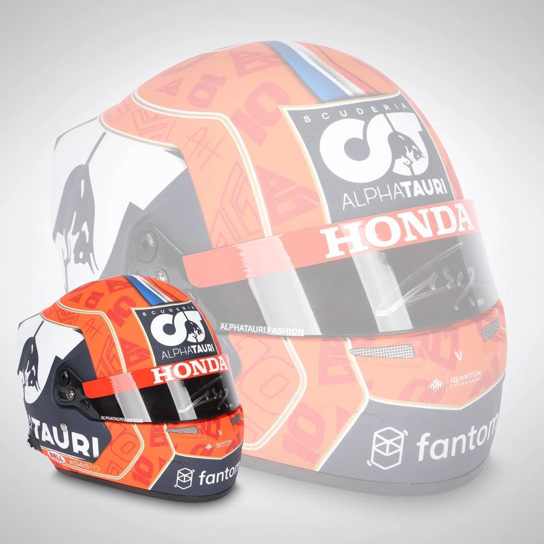 AlphaTauri Pierre Gasly 2021 Signed 1:2 Scale Helmet 5 AlphaTauri Pierre Gasly 2021 Signed 1:2 Scale Helmet