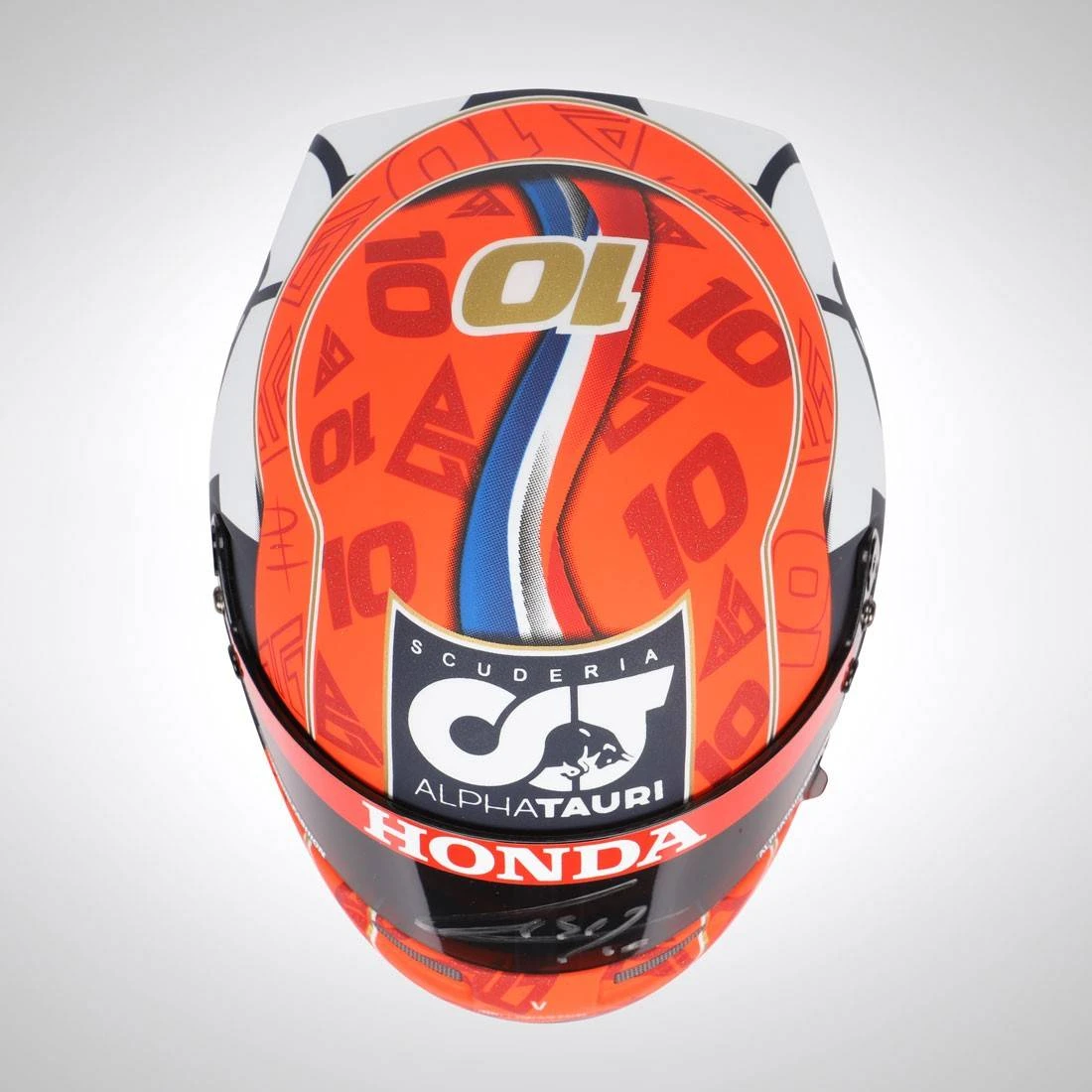 AlphaTauri Pierre Gasly 2021 Signed 1:2 Scale Helmet 10 AlphaTauri Pierre Gasly 2021 Signed 1:2 Scale Helmet