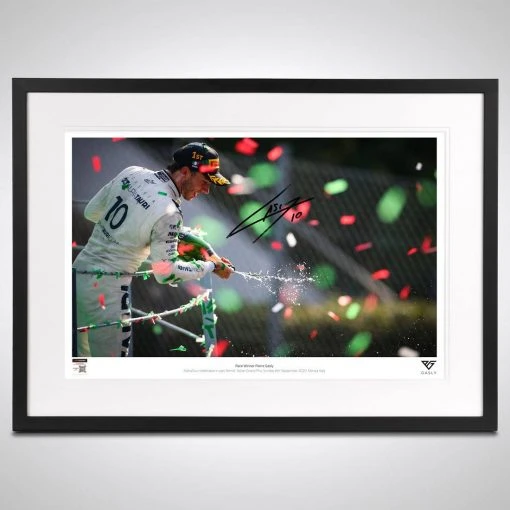AlphaTauri Pierre Gasly 2020 Signed Italian GP Podium Photograph AlphaTauri 6 AlphaTauri Pierre Gasly 2020 Signed Italian GP Podium Photograph AlphaTauri