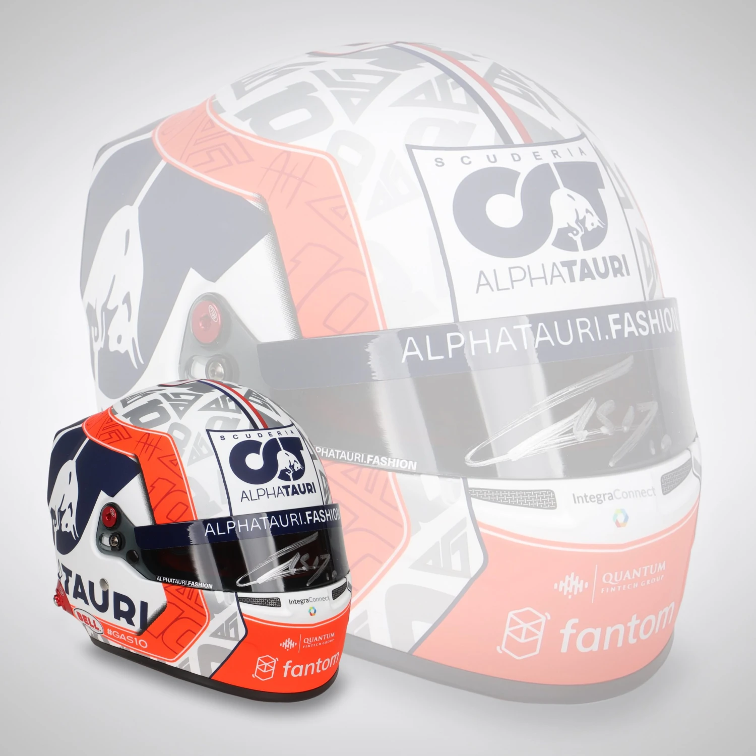 AlphaTauri Pierre Gasly 2022 Signed 1:2 Scale Helmet 4 AlphaTauri Pierre Gasly 2022 Signed 1:2 Scale Helmet