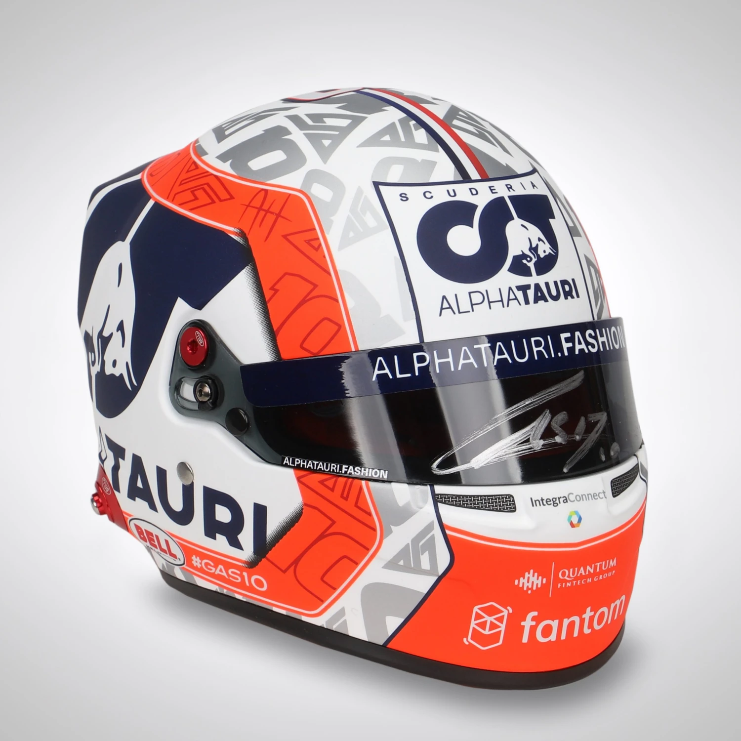 AlphaTauri Pierre Gasly 2022 Signed 1:2 Scale Helmet 5 AlphaTauri Pierre Gasly 2022 Signed 1:2 Scale Helmet