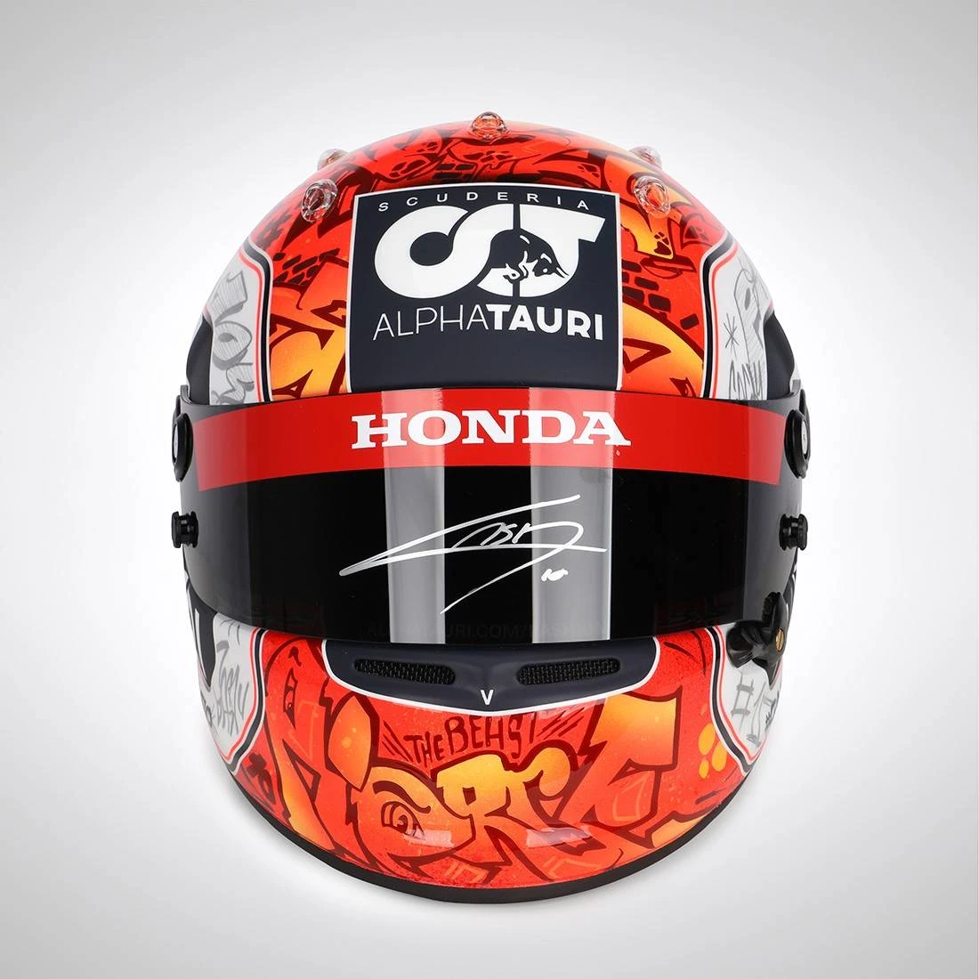 AlphaTauri AlphaTauri Pierre Gasly 2020 Signed 1:1 Italian GP Official Licensed Helmet 3 AlphaTauri AlphaTauri Pierre Gasly 2020 Signed 1:1 Italian GP Official Licensed Helmet