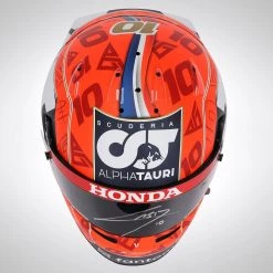 AlphaTauri AlphaTauri Pierre Gasly 2021 Signed 1:1 Scale Official Licensed Helmet 25 AlphaTauri AlphaTauri Pierre Gasly 2021 Signed 1:1 Scale Official Licensed Helmet