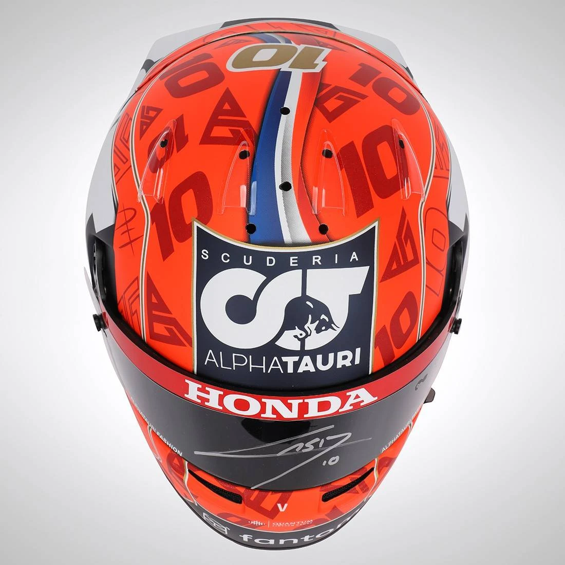 AlphaTauri AlphaTauri Pierre Gasly 2021 Signed 1:1 Scale Official Licensed Helmet 12 AlphaTauri AlphaTauri Pierre Gasly 2021 Signed 1:1 Scale Official Licensed Helmet