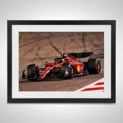 Ferrari Carlos Sainz 2022 Bahrain Grand Prix Print – James Moy