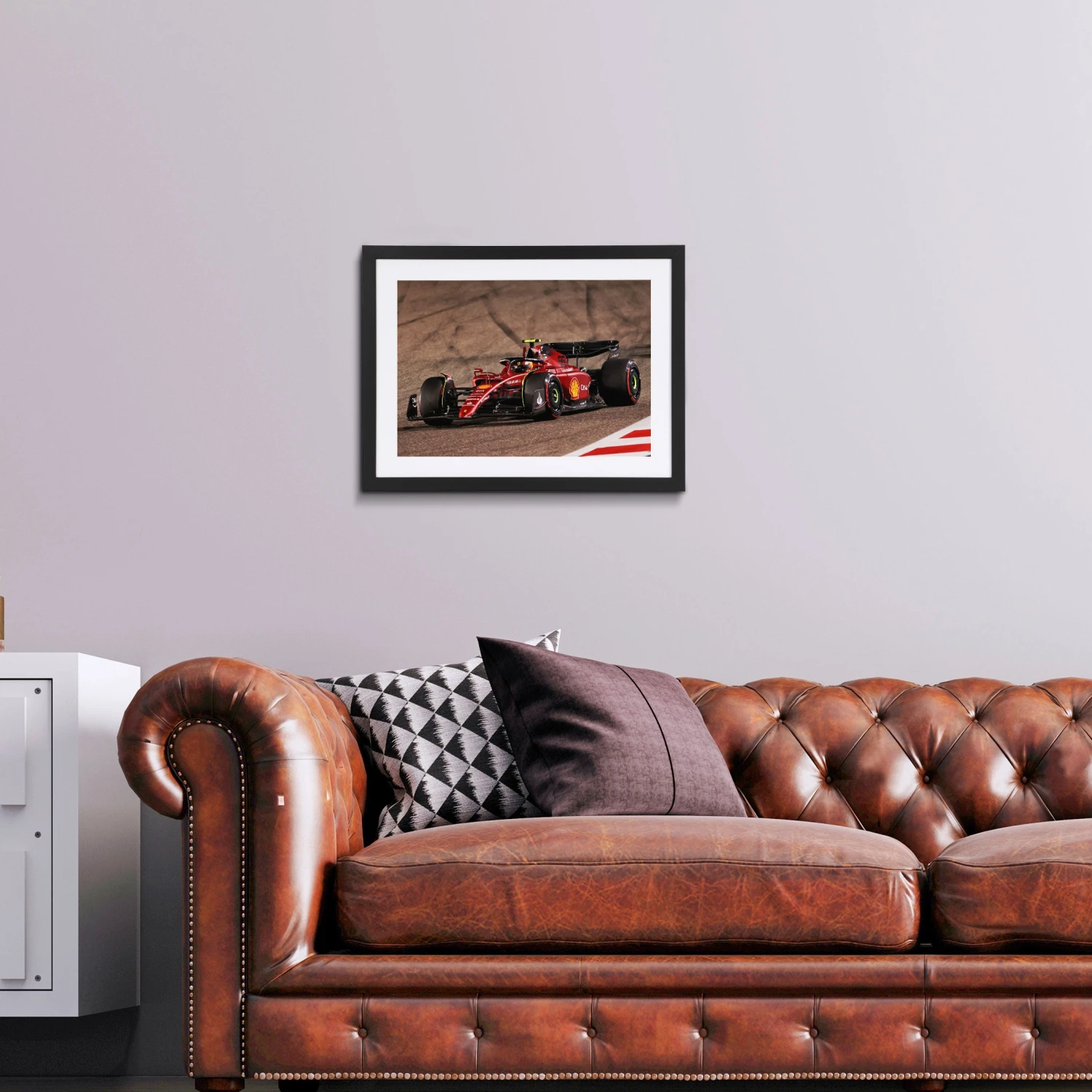 Ferrari Carlos Sainz 2022 Bahrain Grand Prix Print – James Moy 2 Ferrari Carlos Sainz 2022 Bahrain Grand Prix Print – James Moy