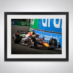 Red Bull Max Verstappen 2022 Victory In Saudi Arabia – James Moy Print Red Bull