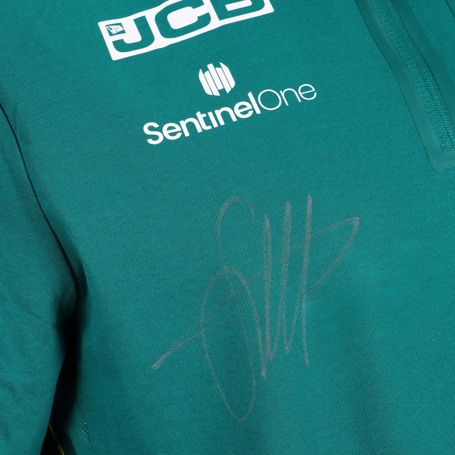 Aston Martin Sebastian Vettel 2022 Signed Polo Shirt 4 Aston Martin Sebastian Vettel 2022 Signed Polo Shirt
