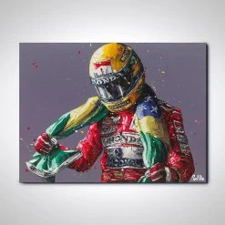 Team Archive Ayrton Senna 25th Anniversary Portrait - Paul Oz 11 Team Archive Ayrton Senna 25th Anniversary Portrait - Paul Oz