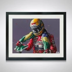 Team Archive Ayrton Senna 25th Anniversary Portrait - Paul Oz 8 Team Archive Ayrton Senna 25th Anniversary Portrait - Paul Oz