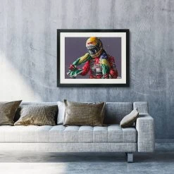 Team Archive Ayrton Senna 25th Anniversary Portrait - Paul Oz 10 Team Archive Ayrton Senna 25th Anniversary Portrait - Paul Oz