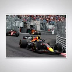 Red Bull Red Bull Sergio Pérez 2022 Monaco Grand Prix James Moy Print
