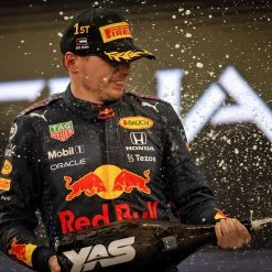 Red Bull Red Bull Max Verstappen 2021 World Champion Podium Celebrations – James Moy Print 9 Red Bull Red Bull Max Verstappen 2021 World Champion Podium Celebrations – James Moy Print