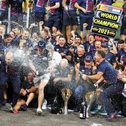 Red Bull Max Verstappen 2021 World Champion Podium Trophy – James Moy Print