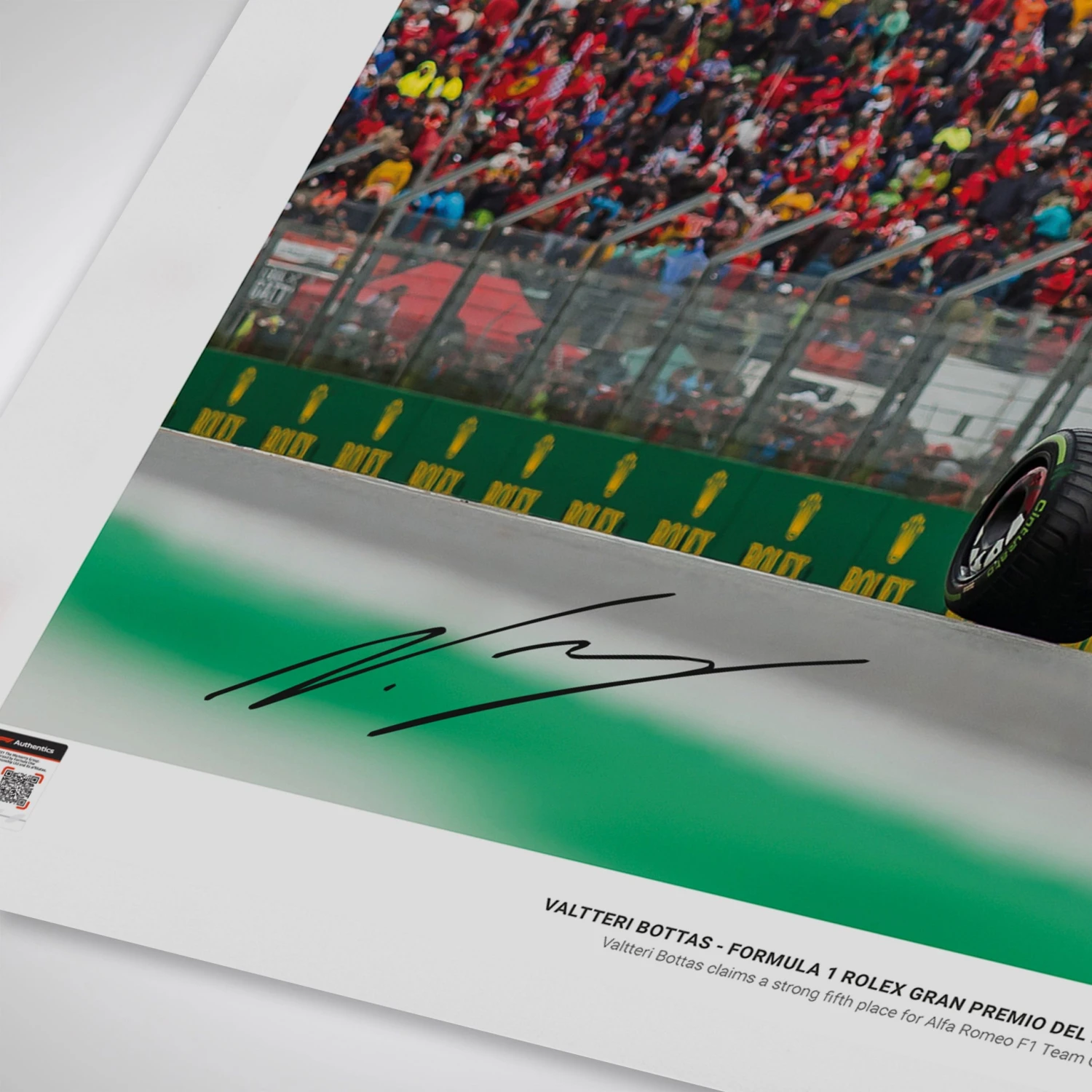 Alfa Romeo Valtteri Bottas 2022 Signed Photo – Emilia Romagna GP 3 Alfa Romeo Valtteri Bottas 2022 Signed Photo – Emilia Romagna GP