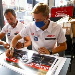 Haas Mick Schumacher 2021 Signed Photograph – Hungarian GP Haas 13 Haas Mick Schumacher 2021 Signed Photograph – Hungarian GP Haas