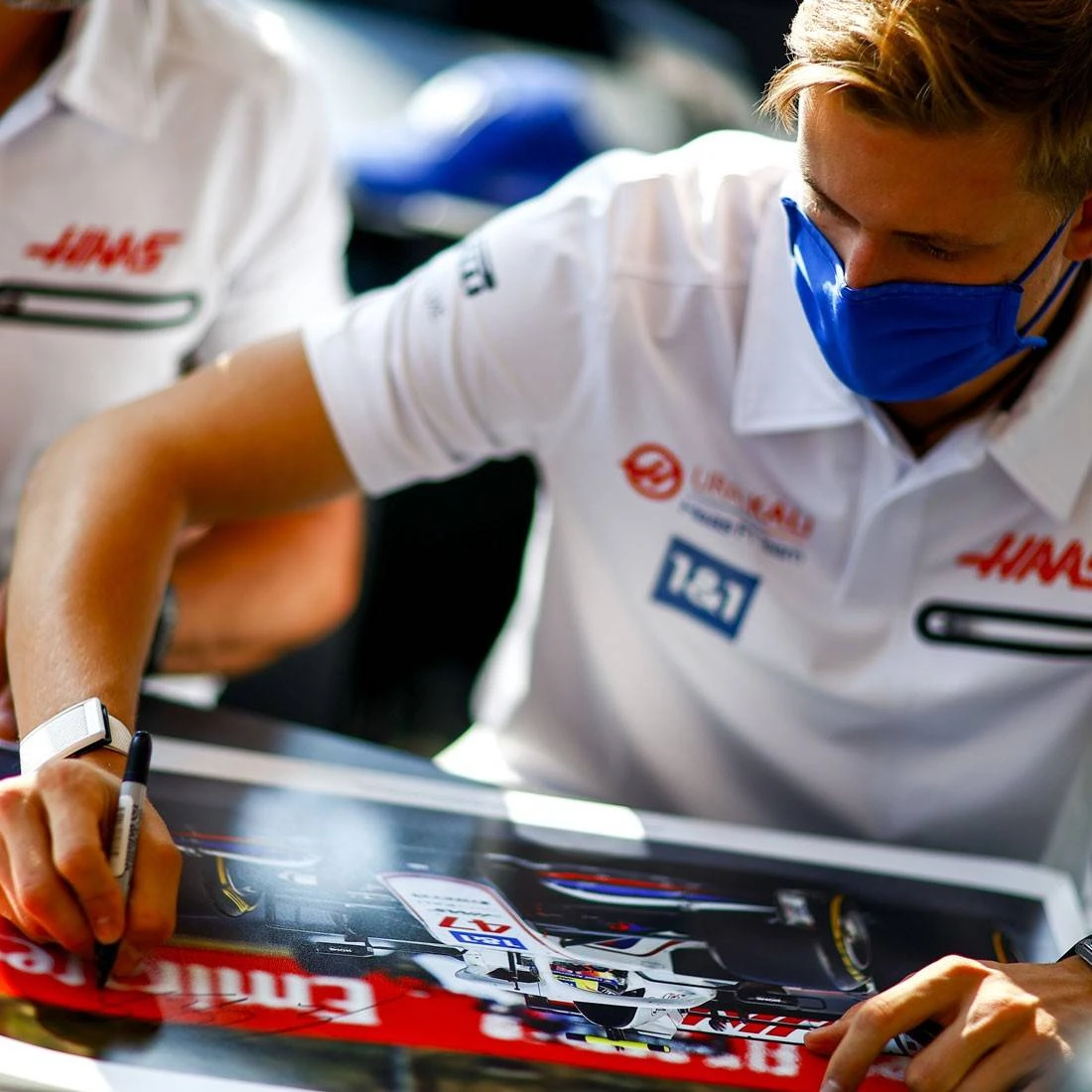 Haas Mick Schumacher 2021 Signed Photograph – Hungarian GP Haas 6 Haas Mick Schumacher 2021 Signed Photograph – Hungarian GP Haas