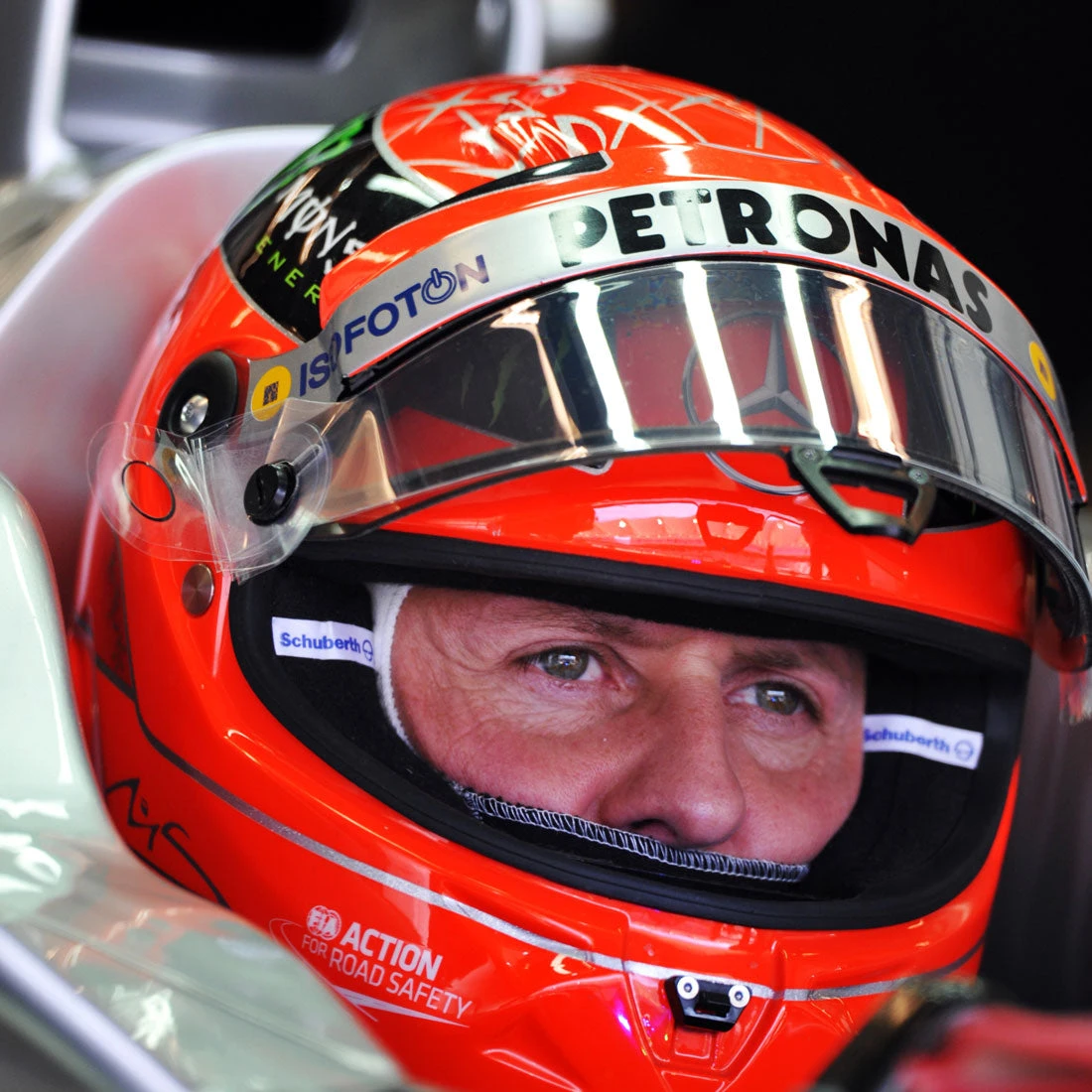 Team Archive Michael Schumacher 2012 1:1 Official Replica Helmet 2 Team Archive Michael Schumacher 2012 1:1 Official Replica Helmet