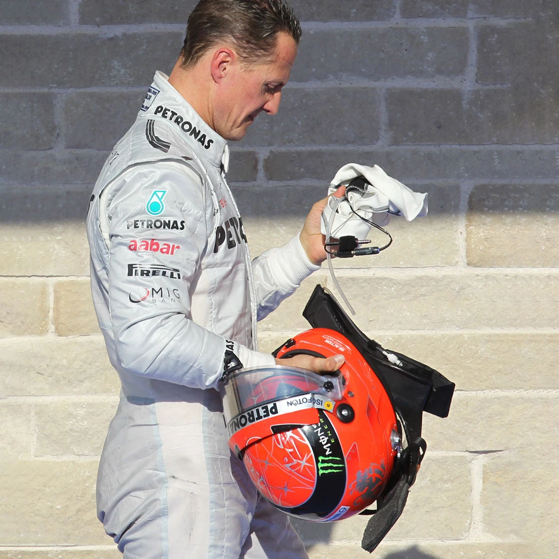 Team Archive Michael Schumacher 2012 1:1 Official Replica Helmet 10 Team Archive Michael Schumacher 2012 1:1 Official Replica Helmet