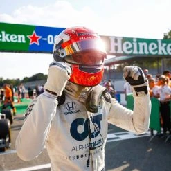 AlphaTauri Pierre Gasly 2020 Signed Italian GP Podium Photograph AlphaTauri 15 AlphaTauri Pierre Gasly 2020 Signed Italian GP Podium Photograph AlphaTauri