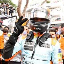 F1 Authentics Lando Norris In Monaco 2021 Hand Embellished Artwork - Paul Oz 7 F1 Authentics Lando Norris In Monaco 2021 Hand Embellished Artwork - Paul Oz